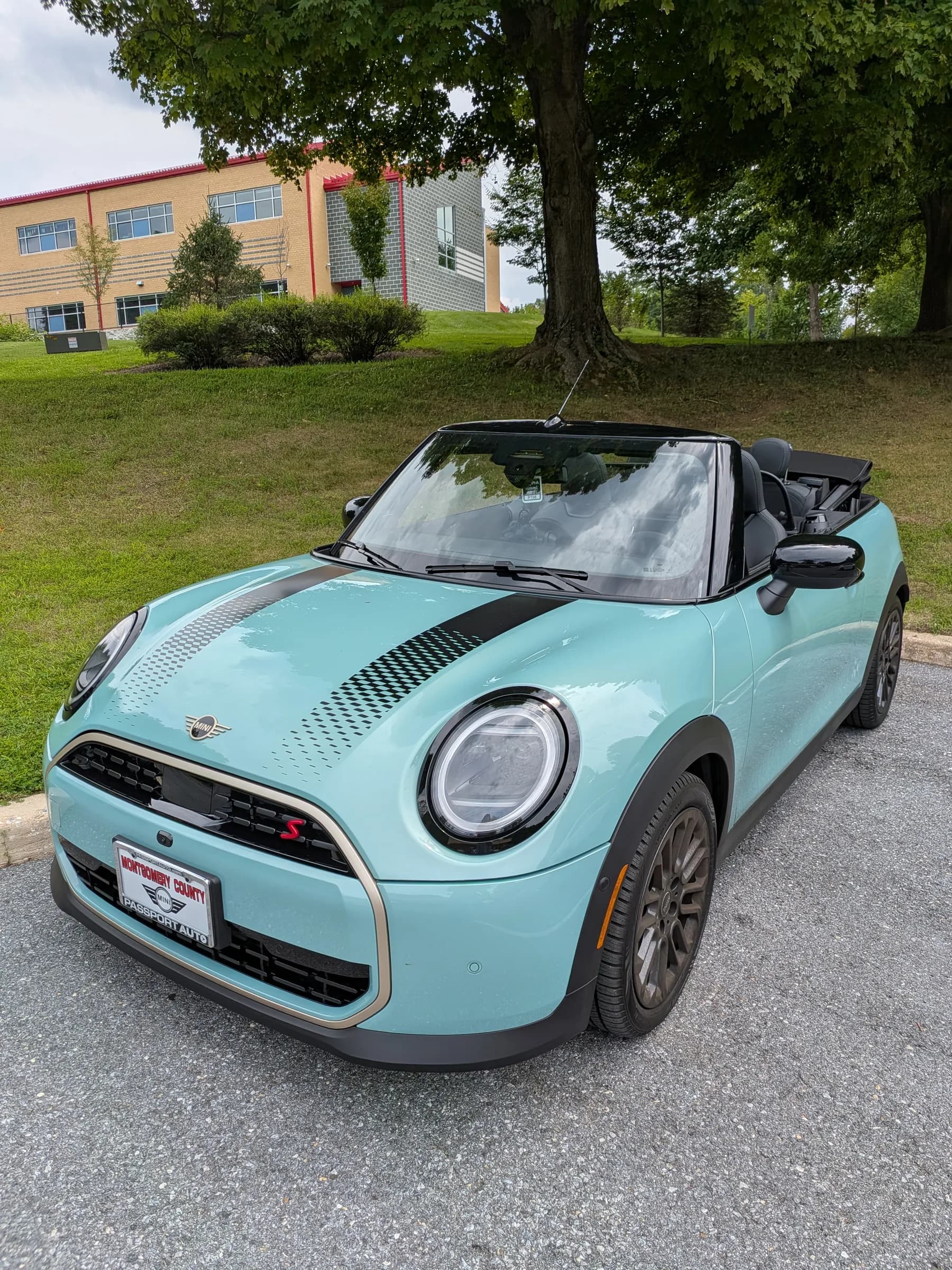 Top down on a nice summer day