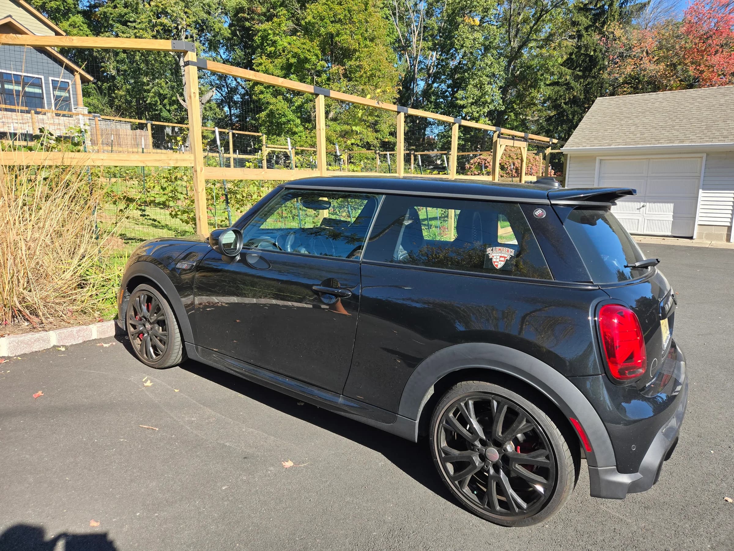 Mini John Cooper Works 1to6 edition 2024 in midnight black, driver's side