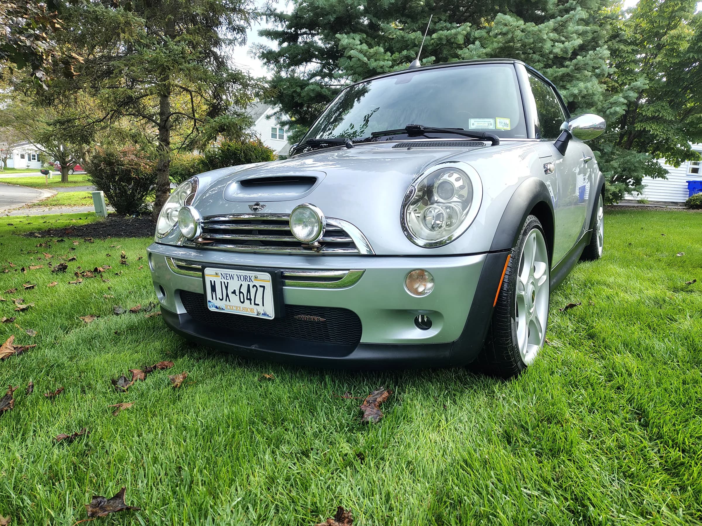 My Mini with top down.