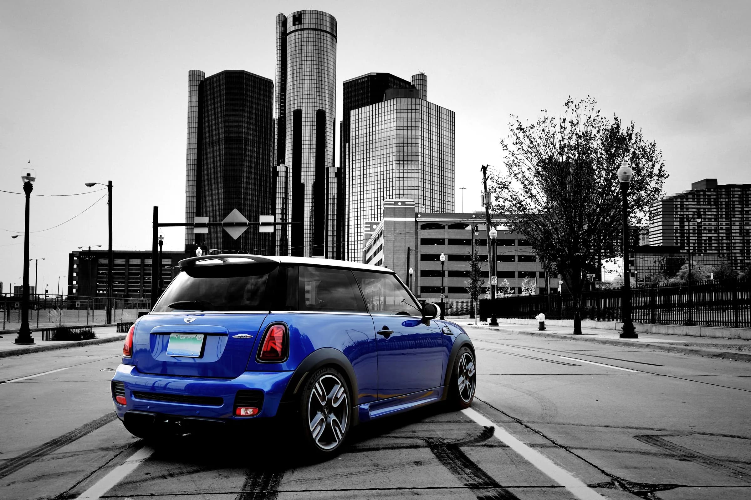 Smurf, a 2013 John Cooper Works Hardtop