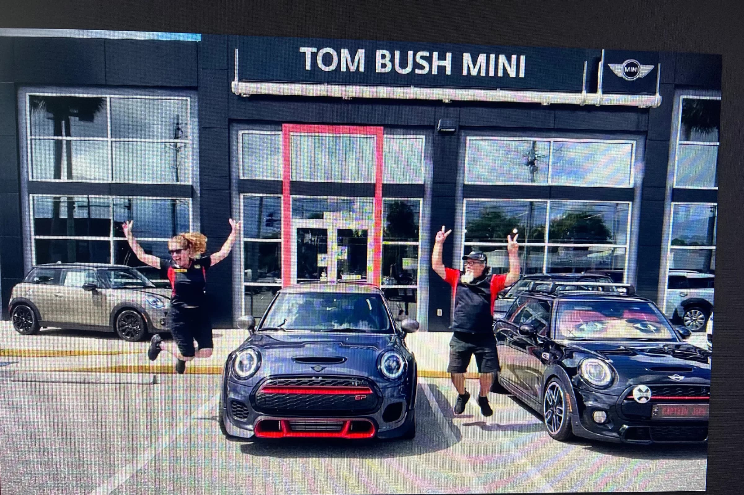 The day we picked our GP3 #1099 from Tom Bush MINI
