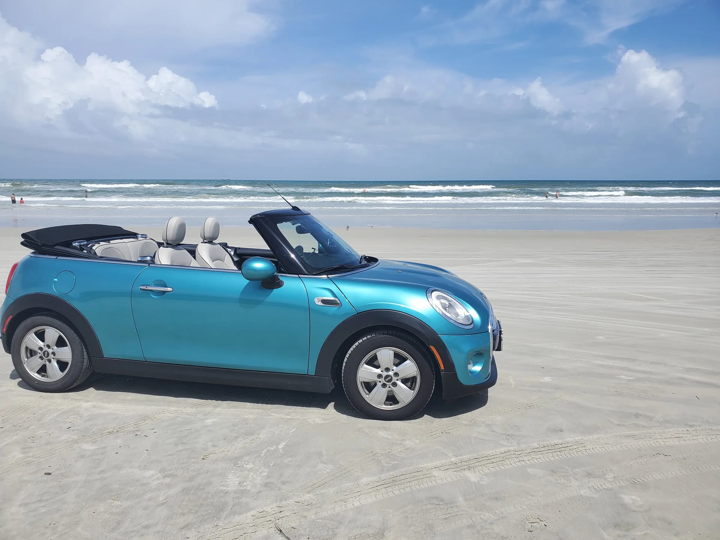 Driving on Daytona Beach! The beach is our favorite spot!